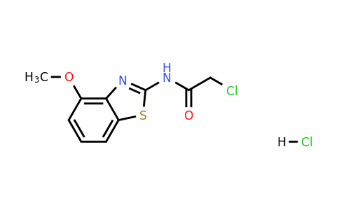 CAS 1311317-98-2 | 2-Chloro-N-(4-methoxy-1,3-benzothiazol-2-yl)acetamide hydrochloride