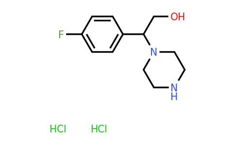 CAS 1311318-01-0 | 2-(4-Fluorophenyl)-2-(piperazin-1-yl)ethan-1-ol dihydrochloride