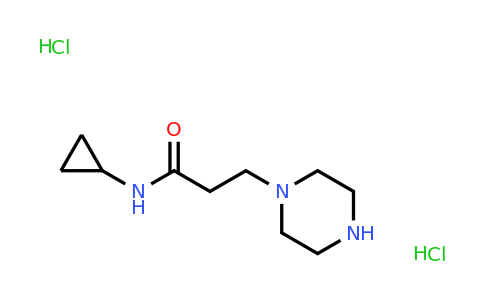CAS 1311318-04-3 | N-Cyclopropyl-3-(piperazin-1-yl)propanamide dihydrochloride