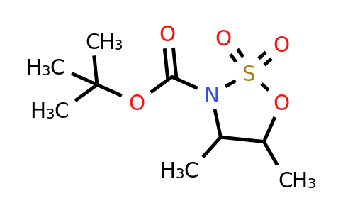 CAS 1311368-79-2 | tert-butyl 4,5-dimethyl-2,2-dioxo-oxathiazolidine-3-carboxylate