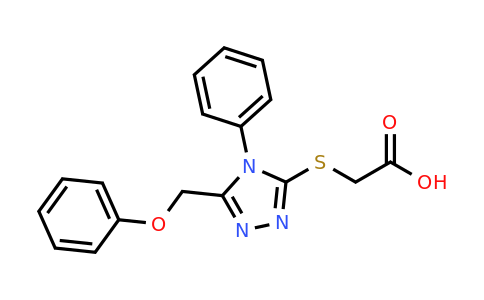 CAS 131142-09-1 | 2-{[5-(phenoxymethyl)-4-phenyl-4H-1,2,4-triazol-3-yl]sulfanyl}acetic acid
