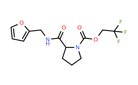 CAS 1311435-28-5 | 2,2,2-trifluoroethyl 2-{[(furan-2-yl)methyl]carbamoyl}pyrrolidine-1-carboxylate