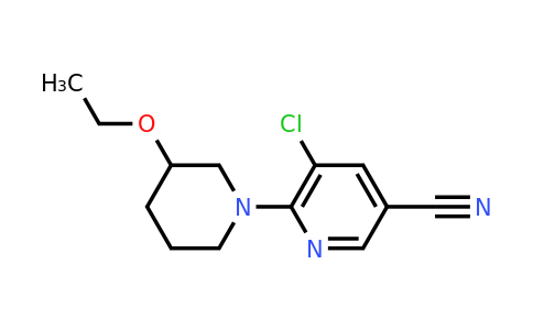 CAS 1311627-93-6 | 5-chloro-6-(3-ethoxypiperidin-1-yl)pyridine-3-carbonitrile