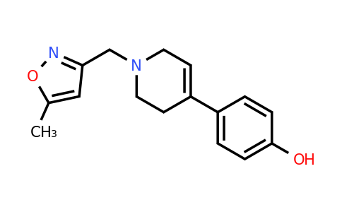 CAS 1311839-93-6 | 4-{1-[(5-methyl-1,2-oxazol-3-yl)methyl]-1,2,3,6-tetrahydropyridin-4-yl}phenol