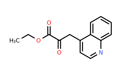 CAS 13119-77-2 | Ethyl 2-oxo-3-(quinolin-4-yl)propanoate