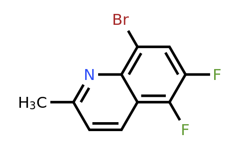 CAS 131190-82-4 | 8-Bromo-5,6-difluoro-2-methylquinoline