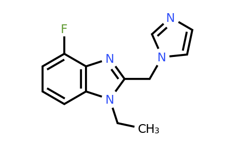 CAS 1311923-48-4 | 1-ethyl-4-fluoro-2-[(1H-imidazol-1-yl)methyl]-1H-1,3-benzodiazole