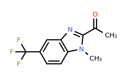 CAS 1312139-07-3 | 1-[1-methyl-5-(trifluoromethyl)-1H-1,3-benzodiazol-2-yl]ethan-1-one
