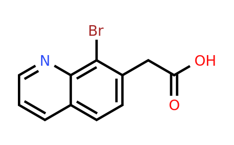 CAS 1312139-74-4 | 2-(8-Bromoquinolin-7-yl)acetic acid