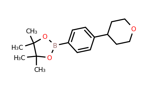 CAS 1312479-26-7 | 4,4,5,5-tetramethyl-2-[4-(oxan-4-yl)phenyl]-1,3,2-dioxaborolane