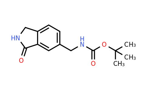 CAS 1312536-57-4 | tert-Butyl ((3-oxoisoindolin-5-yl)methyl)carbamate