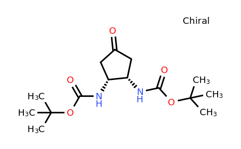 CAS 1312692-55-9 | Di-tert-butyl ((1R,2S)-4-oxocyclopentane-1,2-diyl)dicarbamate