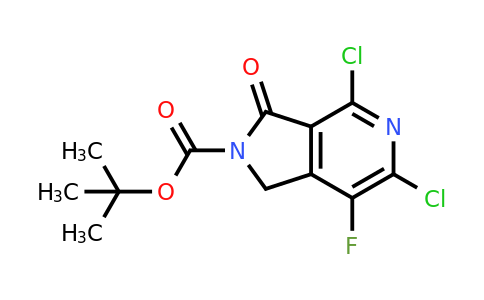 CAS 1312693-67-6 | tert-butyl 4,6-dichloro-7-fluoro-3-oxo-1H,2H,3H-pyrrolo[3,4-c]pyridine-2-carboxylate