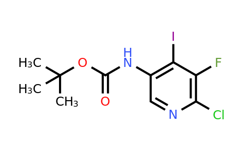 CAS 1312755-61-5 | tert-butyl N-(6-chloro-5-fluoro-4-iodopyridin-3-yl)carbamate