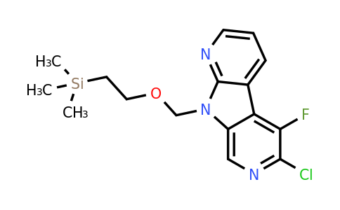 CAS 1312755-64-8 | 4-chloro-3-fluoro-8-{[2-(trimethylsilyl)ethoxy]methyl}-5,8,10-triazatricyclo[7.4.0.0²,⁷]trideca-1(13),2,4,6,9,11-hexaene