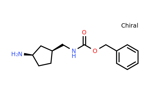 CAS 1312766-48-5 | rel-benzyl N-{[(1S,3R)-3-aminocyclopentyl]methyl}carbamate
