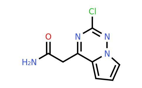 CAS 1312786-13-2 | 2-{2-chloropyrrolo[2,1-f][1,2,4]triazin-4-yl}acetamide