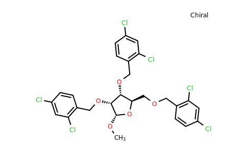 CAS 1312805-10-9 | (2R,3R,4R,5S)-3,4-bis[(2,4-dichlorophenyl)methoxy]-2-[(2,4-dichlorophenyl)methoxymethyl]-5-methoxy-tetrahydrofuran