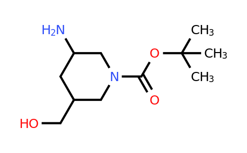 CAS 1312805-82-5 | tert-butyl 3-amino-5-(hydroxymethyl)piperidine-1-carboxylate
