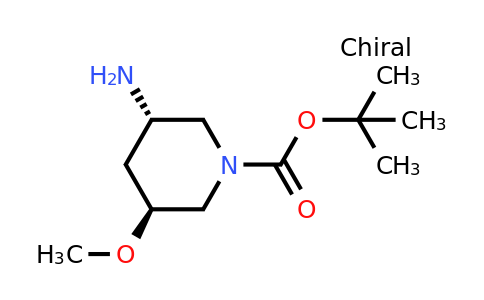 CAS 1312810-23-3 | tert-butyl (3S,5S)-3-amino-5-methoxypiperidine-1-carboxylate