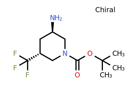 CAS 1312810-24-4 | tert-butyl (3R,5R)-3-amino-5-(trifluoromethyl)piperidine-1-carboxylate