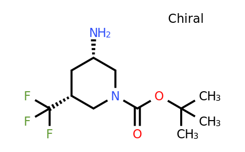 CAS 1312810-30-2 | tert-butyl (3S,5R)-3-amino-5-(trifluoromethyl)piperidine-1-carboxylate