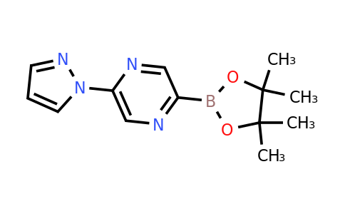 CAS 1312942-18-9 | 5-(1H-Pyrazol-1-YL)pyrazine-2-boronic acid pinacol ester