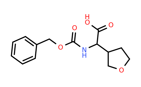 CAS 1313033-25-8 | 2-{[(benzyloxy)carbonyl]amino}-2-(oxolan-3-yl)acetic acid