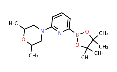 CAS 1313043-28-5 | 2,6-Dimethyl-4-[6-(4,4,5,5-tetramethyl-1,3,2-dioxaborolan-2-YL)pyridin-2-YL]morpholine