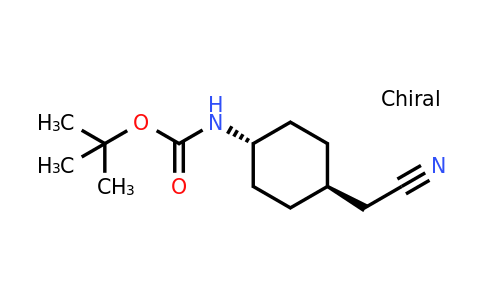 CAS 1313279-47-8 | Carbamic acid, N-​[trans-​4-​(cyanomethyl)​cyclohexyl]​-​, 1,​1-​dimethylethyl ester