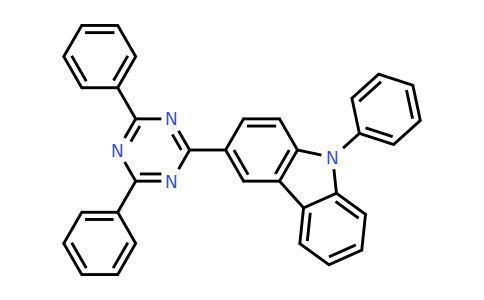 CAS 1313391-57-9 | 3-(4,6-Diphenyl-1,3,5-triazin-2-yl)-9-phenyl-9H-carbazole