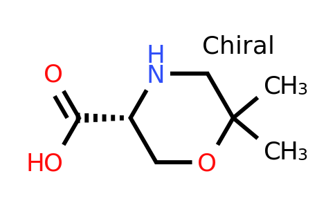 CAS 1313479-60-5 | (R)-6,6-Dimethyl-morpholine-3-carboxylic acid