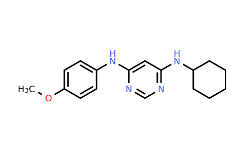 CAS 1313491-22-3 | N4-Cyclohexyl-N6-(4-methoxyphenyl)pyrimidine-4,6-diamine