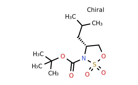 CAS 1313705-90-6 | (R)-3-Boc-4-isobutyl-1,2,3-oxathiazolidine 2,2-dioxide
