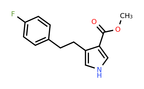 CAS 1313712-14-9 | Methyl 4-(4-fluorophenethyl)-1H-pyrrole-3-carboxylate