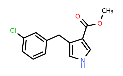 CAS 1313712-17-2 | Methyl 4-(3-chlorobenzyl)-1H-pyrrole-3-carboxylate