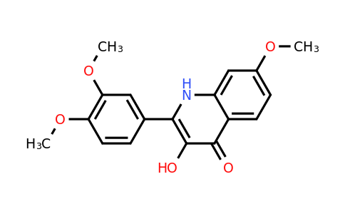 CAS 1313738-75-8 | 2-(3,4-Dimethoxyphenyl)-3-hydroxy-7-methoxyquinolin-4(1H)-one