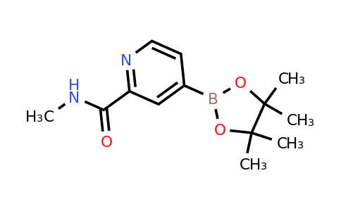 CAS 1313738-91-8 | N-methyl-4-(4,4,5,5-tetramethyl-1,3,2-dioxaborolan-2-YL)pyridine-2-carboxamide
