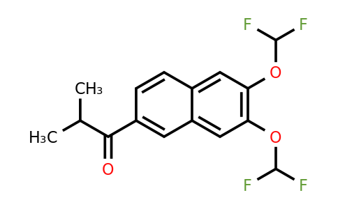 CAS 1313885-94-7 | 1-[6,7-bis(difluoromethoxy)naphthalen-2-yl]-2-methylpropan-1-one