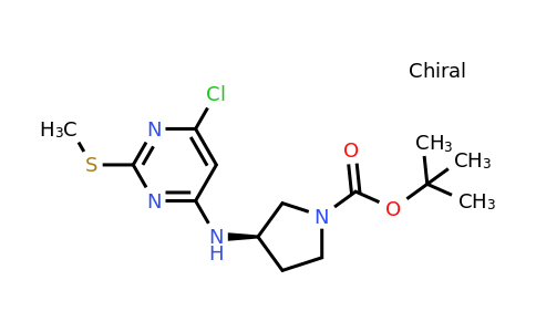 CAS 1314354-78-3 | (R)-tert-Butyl 3-((6-chloro-2-(methylthio)pyrimidin-4-yl)amino)pyrrolidine-1-carboxylate
