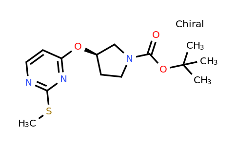 CAS 1314356-30-3 | (R)-tert-Butyl 3-((2-(methylthio)pyrimidin-4-yl)oxy)pyrrolidine-1-carboxylate