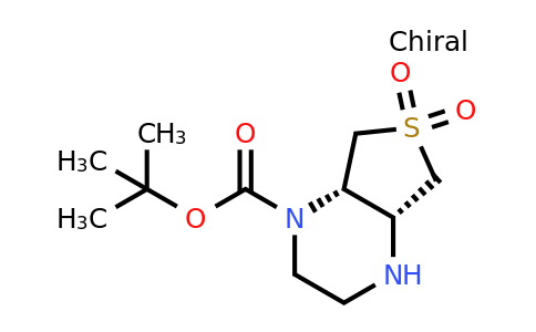 CAS 1314399-42-2 | tert-butyl cis-6,6-dioxo-2,3,4a,5,7,7a-hexahydro-1H-thieno[3,4-b]pyrazine-4-carboxylate