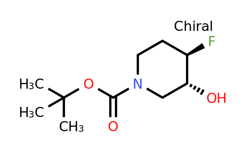 CAS 1314641-02-5 | 1-​Piperidinecarboxylic acid, 4-​fluoro-​3-​hydroxy-​, 1,​1-​dimethylethyl ester, (3R,​4R)​-
