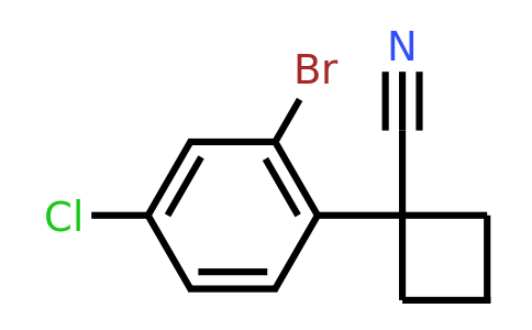 CAS 1314648-59-3 | 1-(2-bromo-4-chlorophenyl)cyclobutane-1-carbonitrile