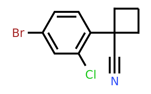 CAS 1314649-57-4 | 1-(4-Bromo-2-chlorophenyl)cyclobutane-1-carbonitrile