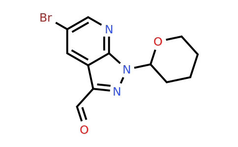 CAS 1314734-59-2 | 5-bromo-1-(oxan-2-yl)-1H-pyrazolo[3,4-b]pyridine-3-carbaldehyde