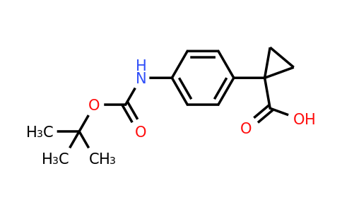 CAS 1314778-71-6 | 1-(4-{[(tert-butoxy)carbonyl]amino}phenyl)cyclopropane-1-carboxylic acid