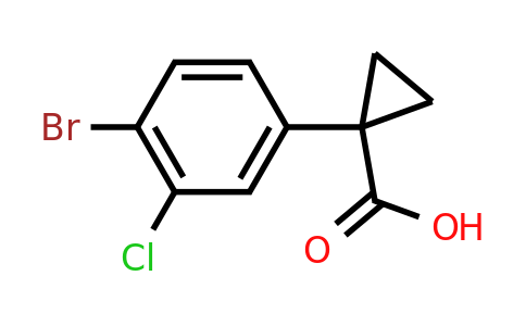 CAS 1314789-82-6 | 1-(4-bromo-3-chlorophenyl)cyclopropane-1-carboxylic acid