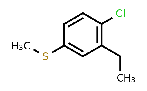 CAS 1314900-86-1 | 1-Chloro-2-ethyl-4-(methylsulfanyl)benzene