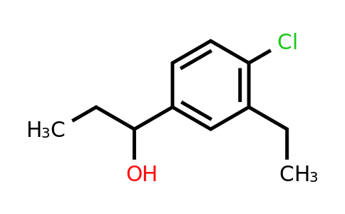 CAS 1314904-50-1 | 1-(4-Chloro-3-ethylphenyl)propan-1-ol